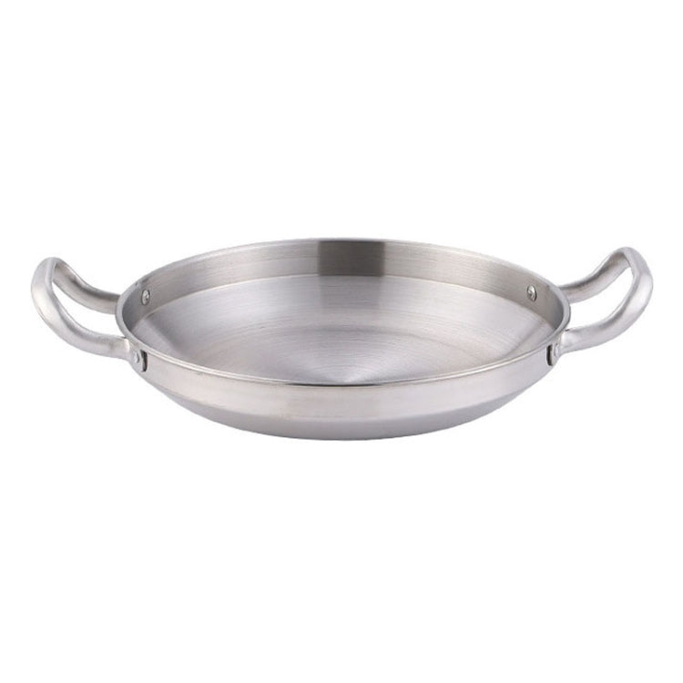 Thickened Stainless Steel Double Ears Pan Seafood Rice Pan Fried Chicken Tray