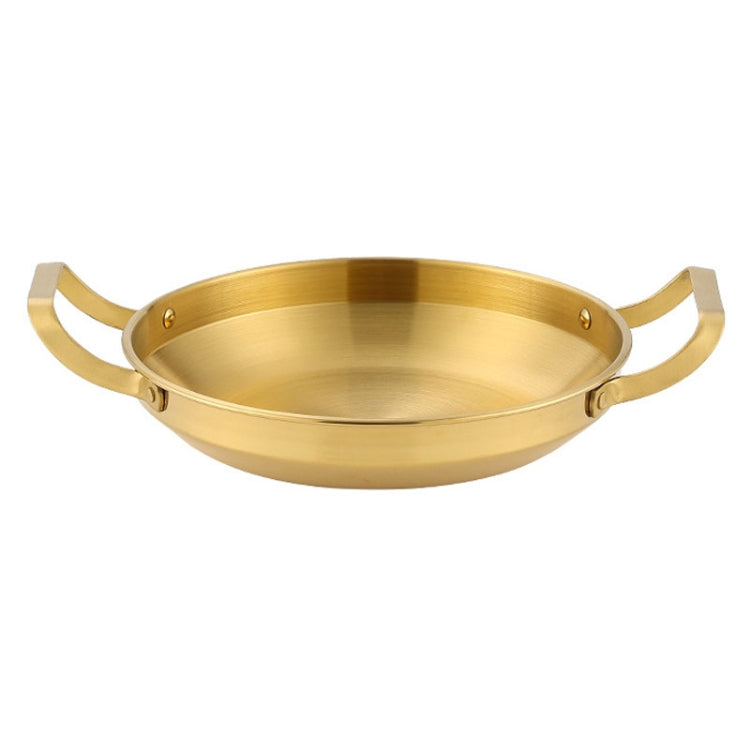 Thickened Stainless Steel Double Ears Pan Seafood Rice Pan Fried Chicken Tray