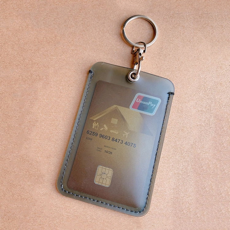 Access Control Elevator Card Holder Proximity Card Protector Keychain With Pull Ring