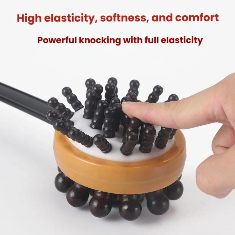 Handheld Knocking Fitness Hammer Double Head Meridian Massage Hammer, Round