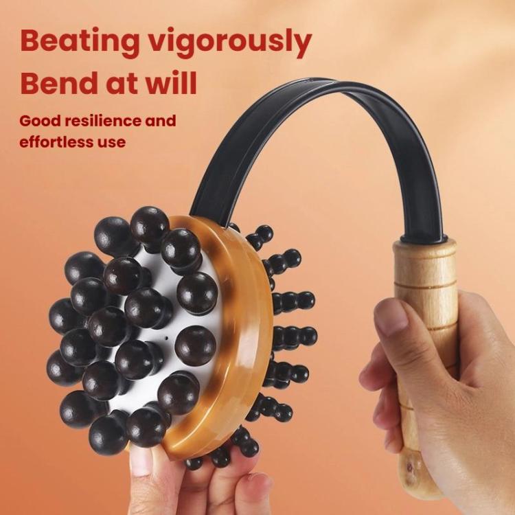 Handheld Knocking Fitness Hammer Double Head Meridian Massage Hammer, Round