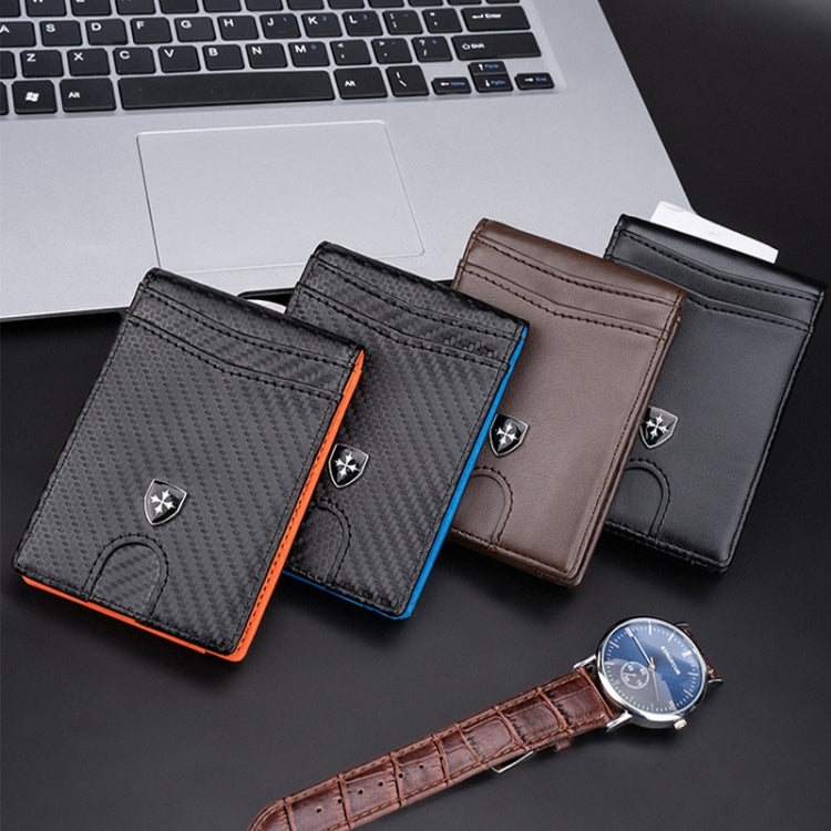 Baellerry RFID Anti-Theft Multi-Card Slot Contrasting Color Wallet Card Holder