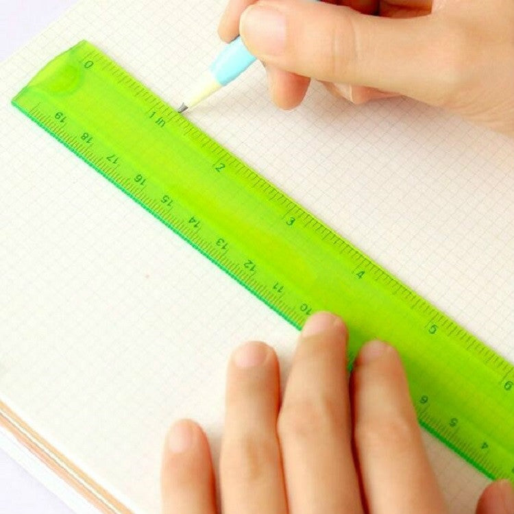 Soft Ruler Student Flexible Ruler Tape Measure Straight Ruler Office School Supplies