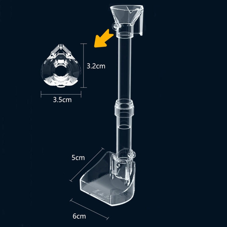 Fish Tank Feeding Tube Acrylic Feeder Small Fish Feeding Tube