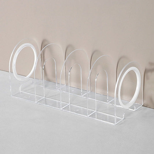 Book Riser Stand Desktop Book Storage Shelf Student Transparent Book Holder