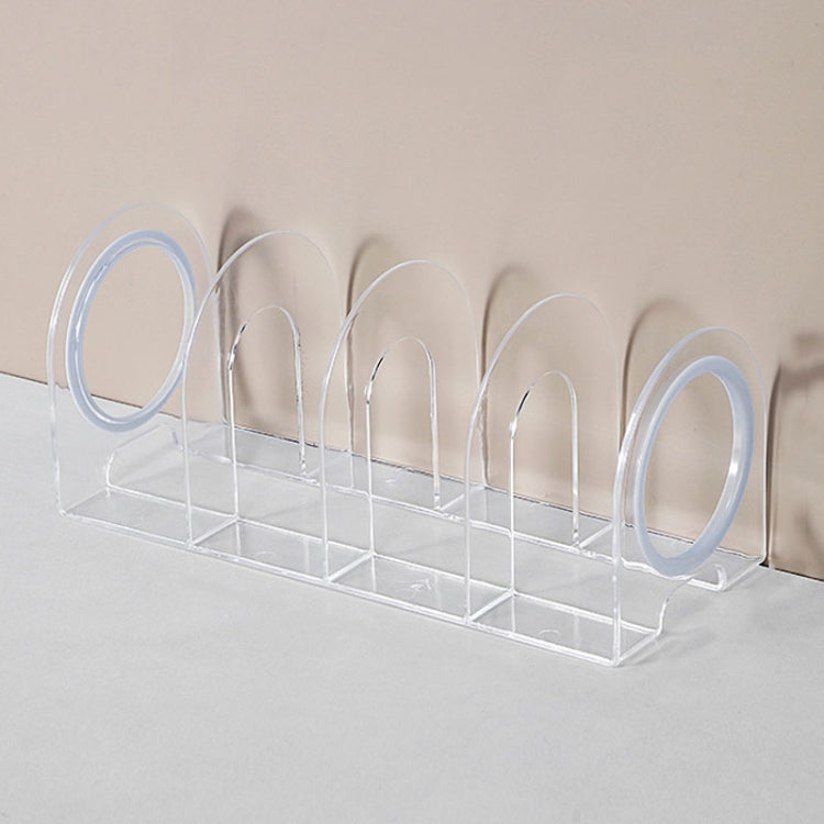 Book Riser Stand Desktop Book Storage Shelf Student Transparent Book Holder