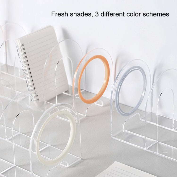 Book Riser Stand Desktop Book Storage Shelf Student Transparent Book Holder
