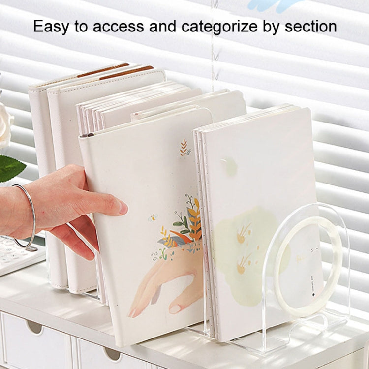 Book Riser Stand Desktop Book Storage Shelf Student Transparent Book Holder