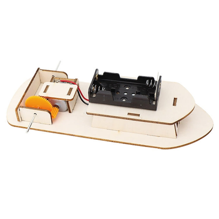 Children DIY Homemade Electrical Boat Model Science Classroom Experiment Material Kit