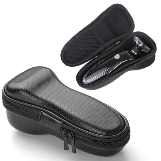 Electric Razor Storage Bag Waterproof and Anti-fall Protection Box for Most 2-head or 3-head Razors