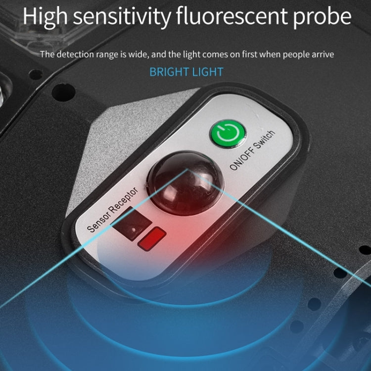 LED Strong Light Double Row Solar Garden Light Induction Street Lamps