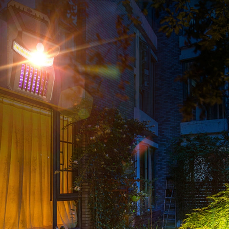 E-SMARTER W792 LED Solar Wall Light With Purple Light Mosquito Control Function Human Intelligent Sensor Outdoor Garden Lamp