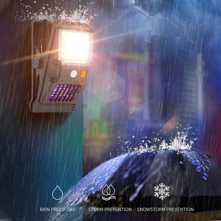 Solar Wall Lamp With Clip Mosquito Killer Lamp Portable Body Sensor Outdoor Garden Light