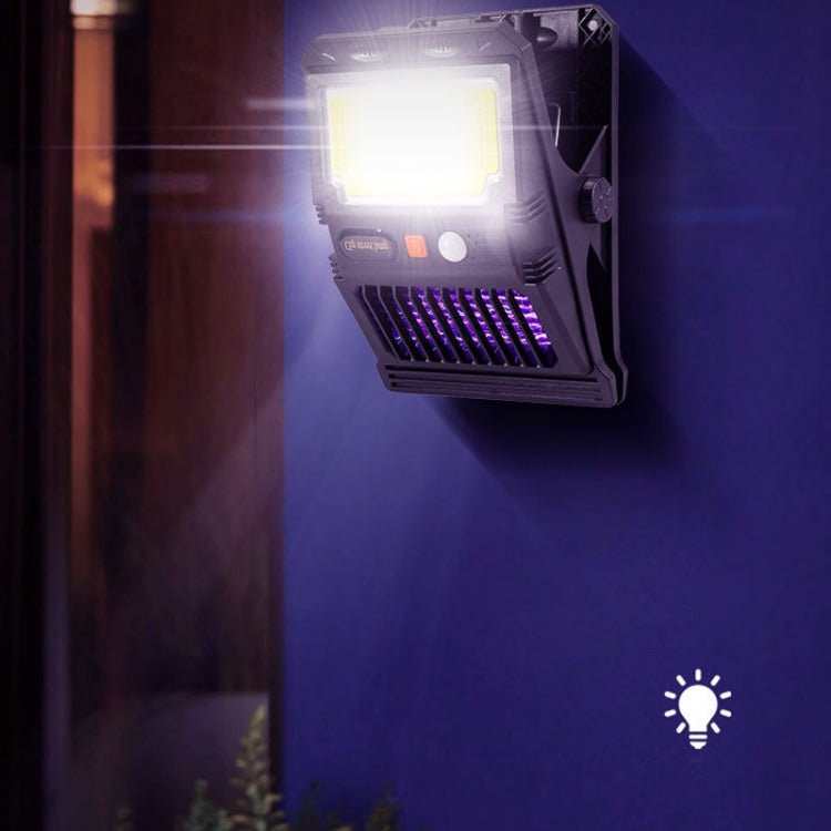 Solar Wall Lamp With Clip Mosquito Killer Lamp Portable Body Sensor Outdoor Garden Light