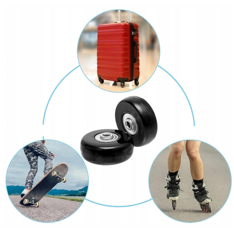 Luggage Suitcase Replacement Wheels Low Noise Spinner Wheels, 43mm x 18mm, 50mm x 18mm, 54mm x 18mm, 40 x 18mm