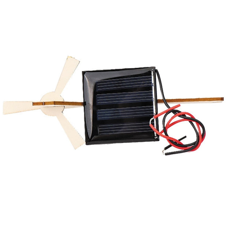 DIY Solar Helicopter Technology Small Production Children Wooden Assembled Aircraft Model