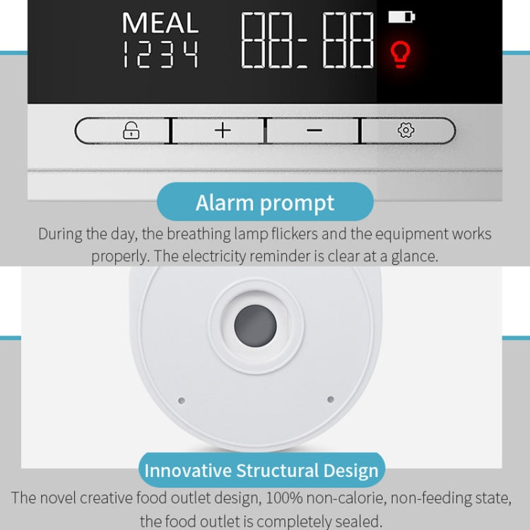 USB Direct Plug / Battery Dual-Use Automatic Fish Feeder Timing Dosing Feeder