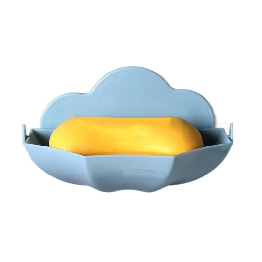 Cloud-shaped Soap Box Drain-free Wall-mounted Cute Soap Rack