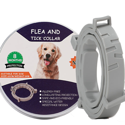 Flea and Tick Collar for Dogs Cats With Aluminum Case