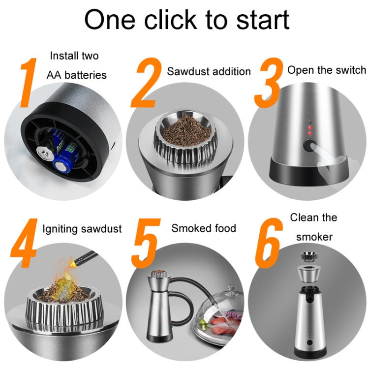 Kitchen Cocktail Smoker Set Home Steak Smoking Cooking Tool