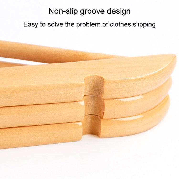 Solid Wooden Clothes Rack Anti-skid Clothes Hanger