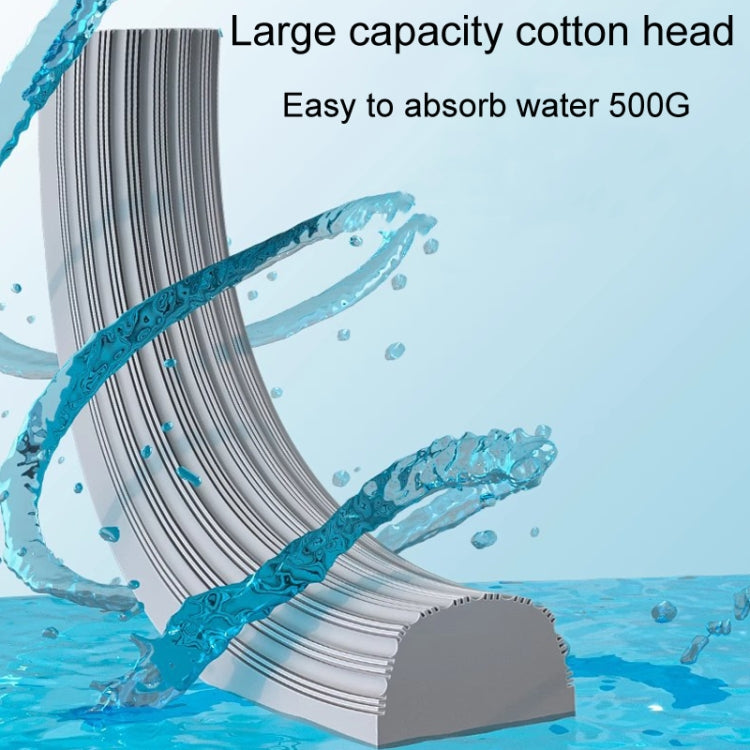 Household Water Absorbent Telescopic Pole Mop Lazy Hands-Free Folding Mop Random Color Delivery, 28cm+1 Cotton Head, 28cm+2 Cotton Heads, 28cm+3 Cotton Heads, 35cm+1 Cotton Head, 35cm+2 Cotton Heads