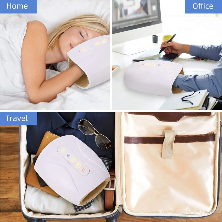 Electric Hand Massager with Heat, 3 Levels Intensity, Convex Point Massage