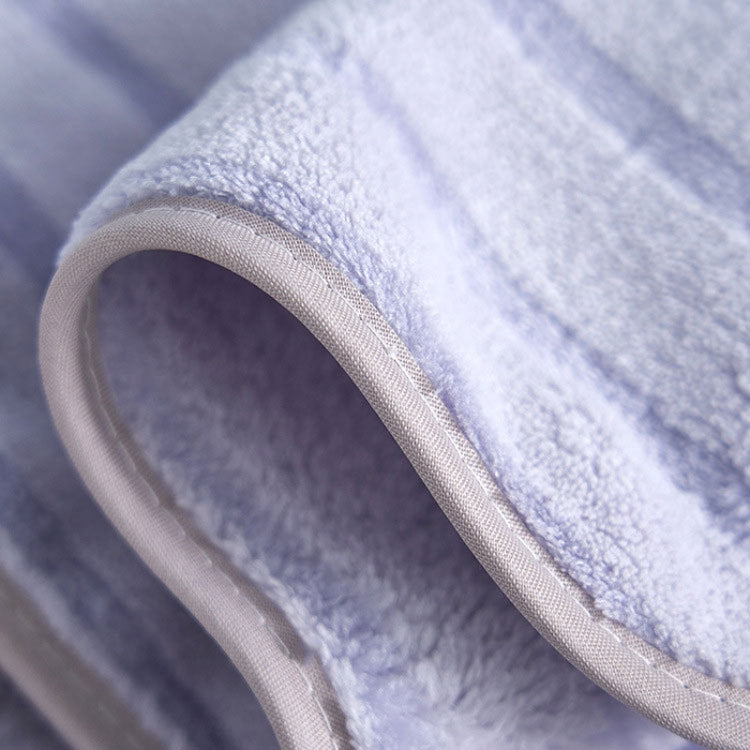 2pcs /Set Thickened Coral Velvet Bath Towel Beach Towel Soft Absorbent No Linting