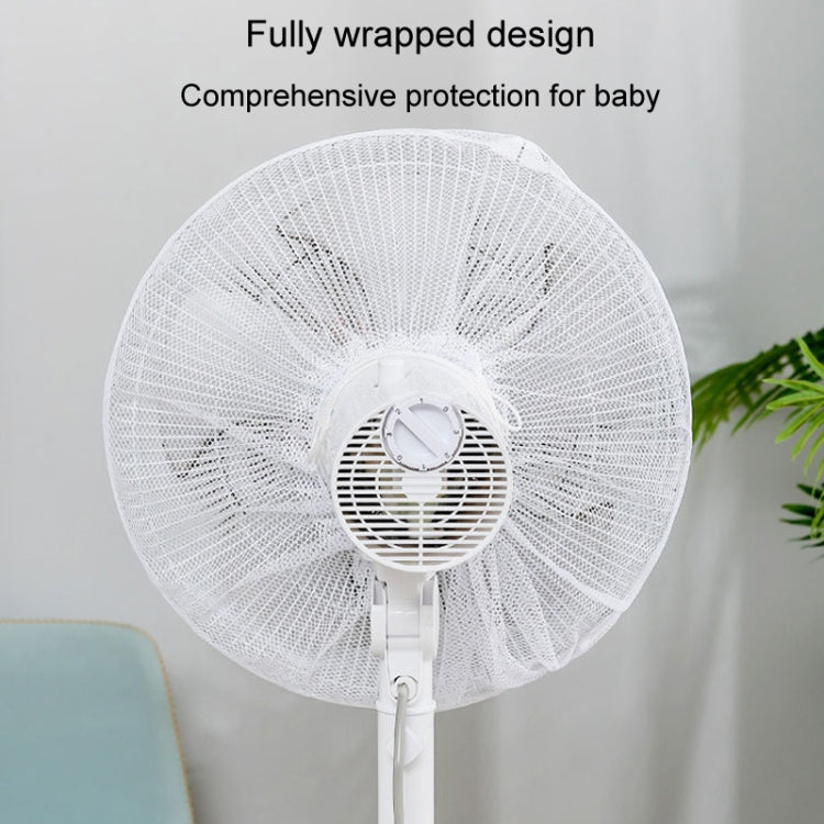 Children Anti-Pinch Hand Fan Cover All-around Fan Dustproof Mesh Cover