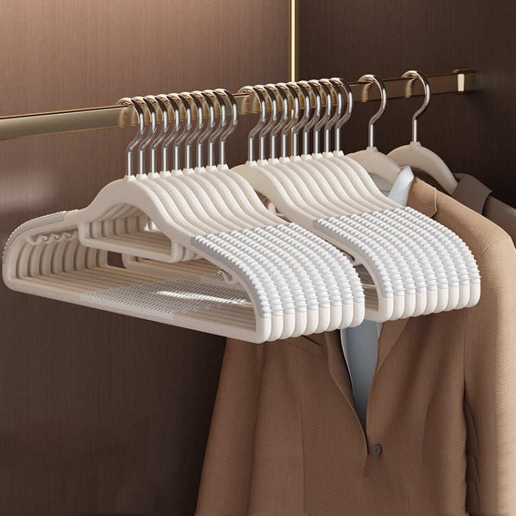 20pcs Anti-Skid Non Trace Clothes Racks Thickened Anti Shoulder Angle Household Clothes Hanger