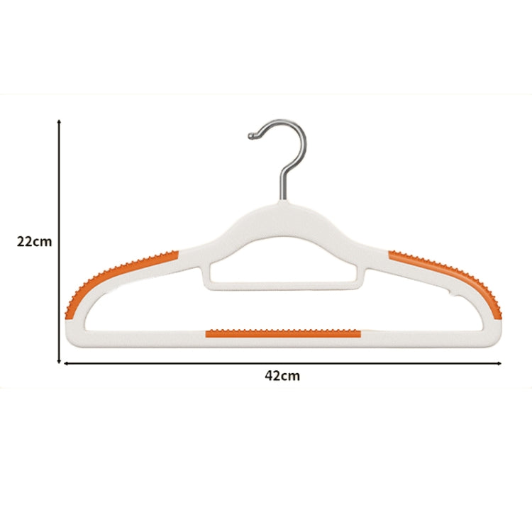 20pcs Anti-Skid Non Trace Clothes Racks Thickened Anti Shoulder Angle Household Clothes Hanger