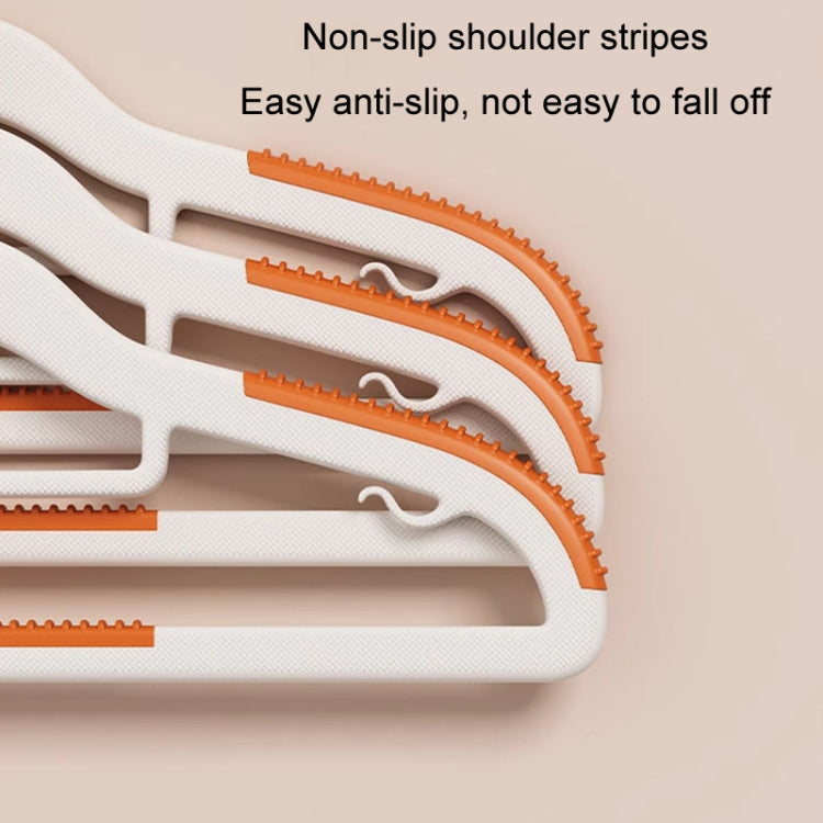 20pcs Anti-Skid Non Trace Clothes Racks Thickened Anti Shoulder Angle Household Clothes Hanger