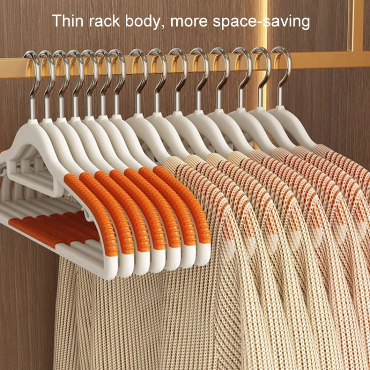 20pcs Anti-Skid Non Trace Clothes Racks Thickened Anti Shoulder Angle Household Clothes Hanger