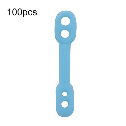 100pcs Clothes Drying Rack Windproof Hook Anti-slip Fixed Hook Buckle Silicone Strip