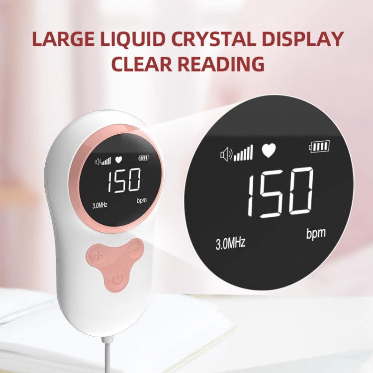 T505 IP5 Dustproof And Waterproof Pregnant Women Home Doppler Fetal Heart Rate Monitor