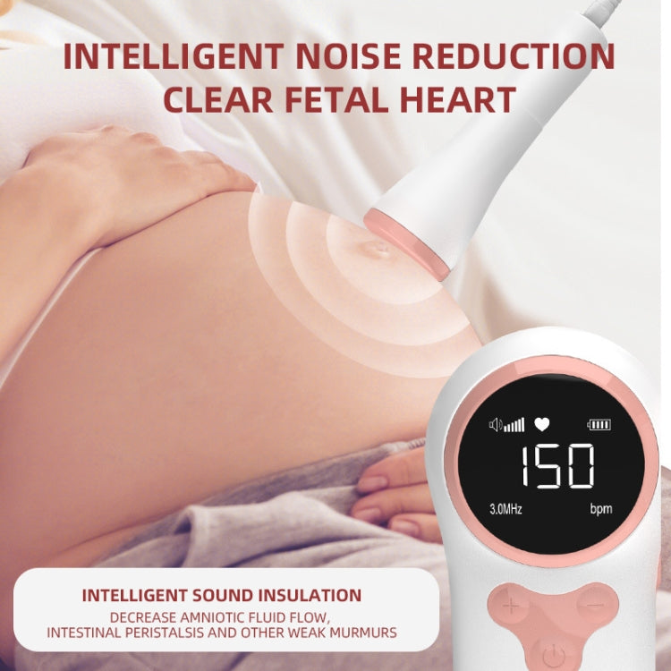 T505 IP5 Dustproof And Waterproof Pregnant Women Home Doppler Fetal Heart Rate Monitor