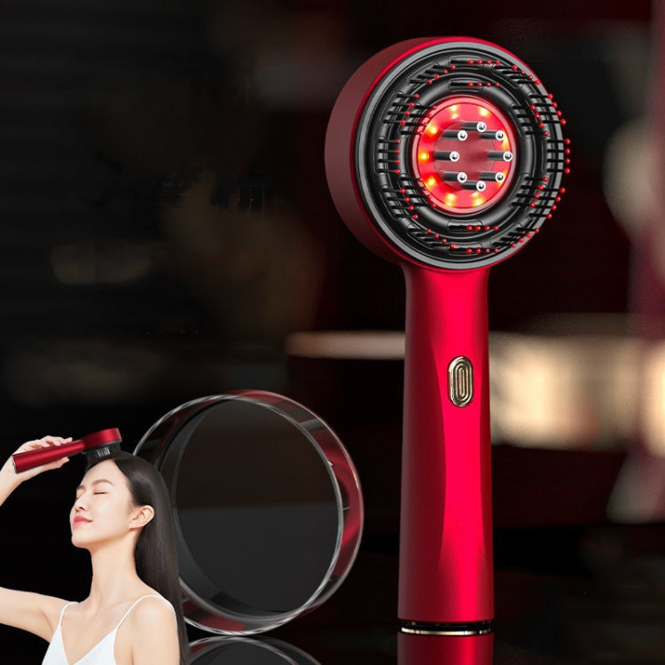 630nm Red Light Massage Comb Scalp Care Liquid Guide Hair Growth Instrument