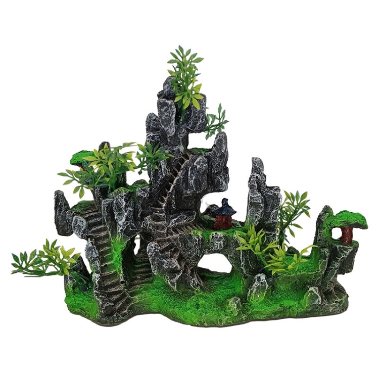 Resin Aquarium Fish Tank Landscaping Simulation Wigwam Decoration