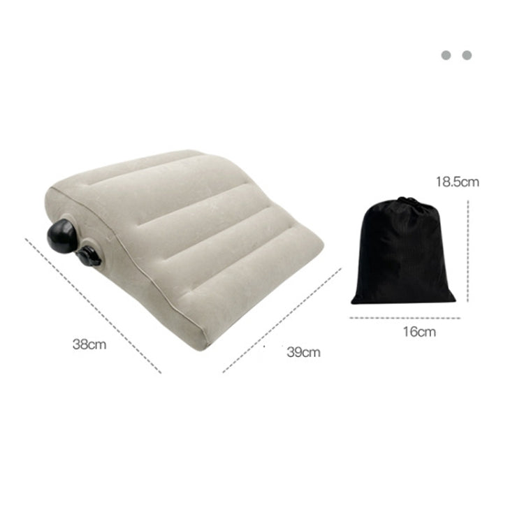 Lumbar Pillow Portable Travel Flocking Pillow Chair Back Support