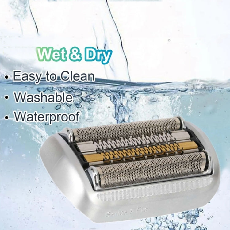 For Braun Series 9 Pro Electric Shaver 94M Blade Gold Mesh Cover