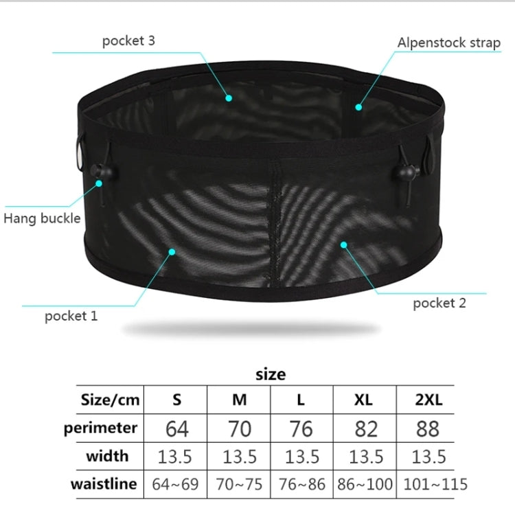 Close-fitting Sports Waist Bag Lightweight Marathon Running Belt