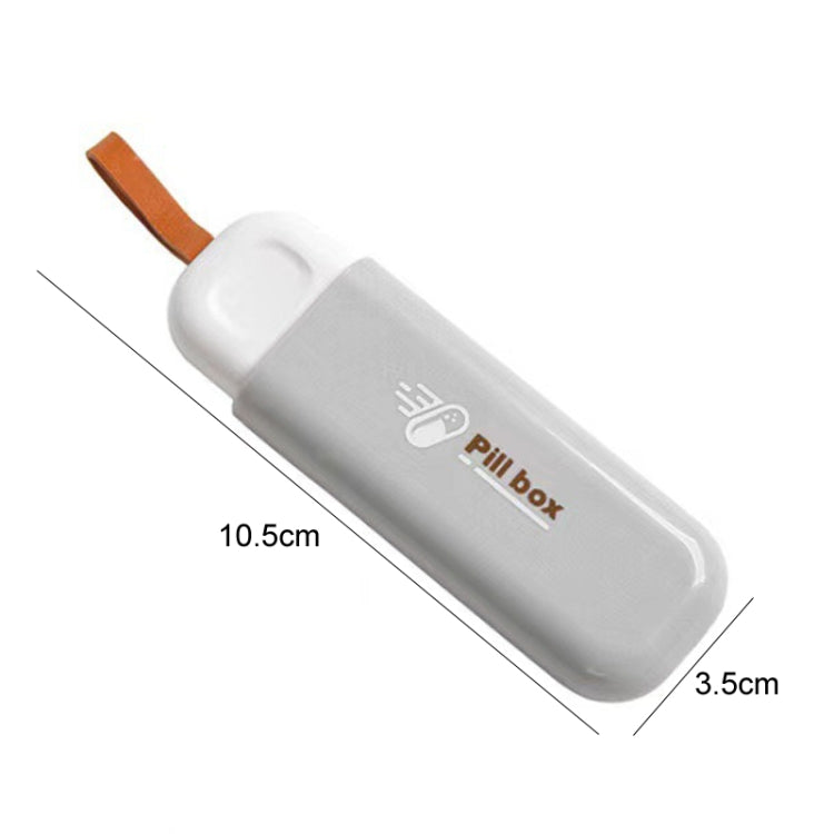 Portable Mini 3 Grids Pill Box Travel Sealed Moisture-proof Medicine Dispenser Pill Storage Box