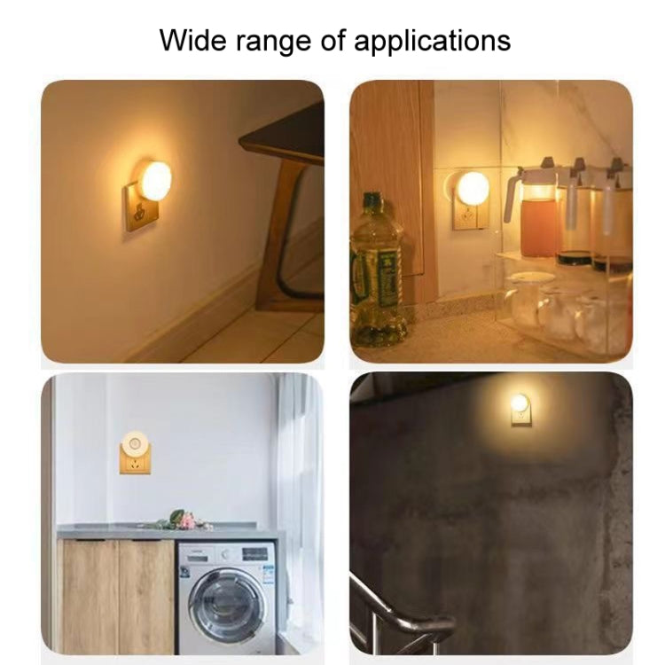 Home LED Human Auto Sensor Night Light Plug-In Wiring-Free Staircase Corridor Aisle Light, US Plug