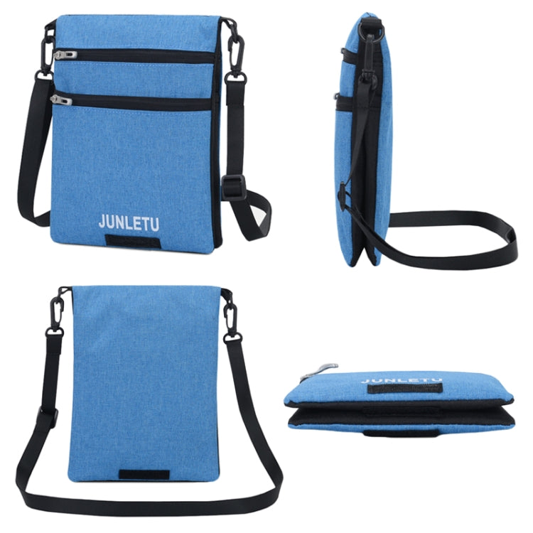 JUNLETU Crossbody Bag Waterproof Cell Phone Bag Travel Documents Passport Card Neck Pouch