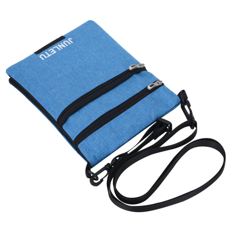 JUNLETU Crossbody Bag Waterproof Cell Phone Bag Travel Documents Passport Card Neck Pouch