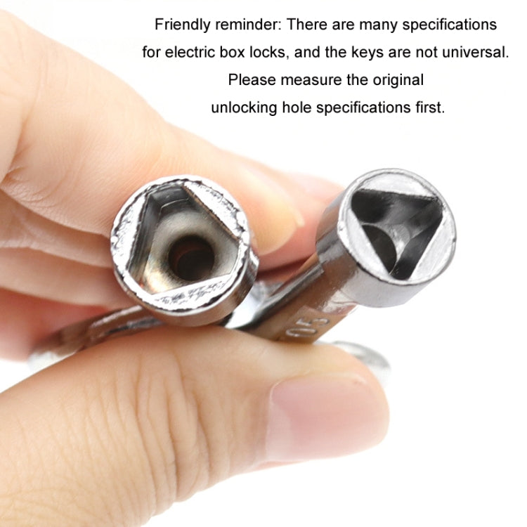 5pcs Water Valve Chassis Triangular Key Wrench