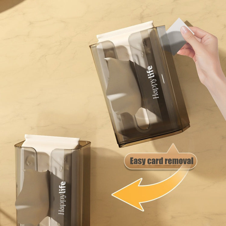 Suction Cup Tissue Box Holder Wall-mounted Tissue Box Cover