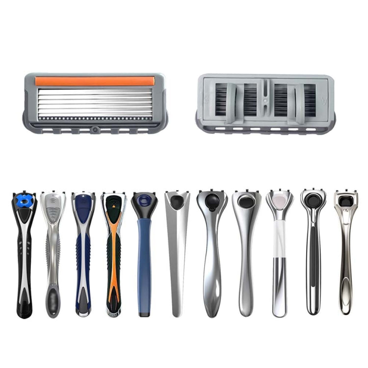 Six Blade OpenBack System Skin Razor Refills for Men