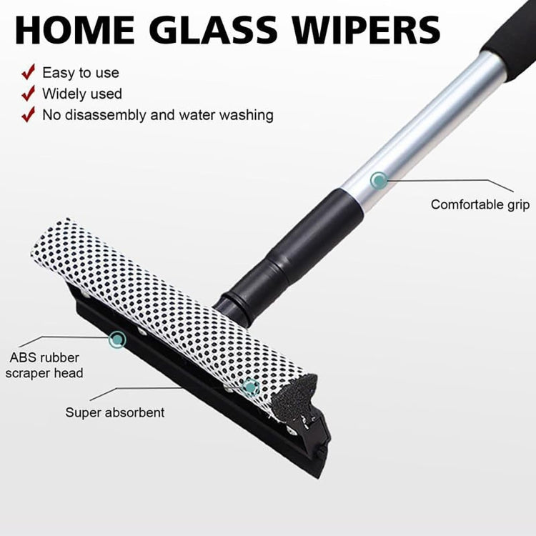 2-In-1 Household Double-Sided Glass Wiper Car Washing Cleaning Tool