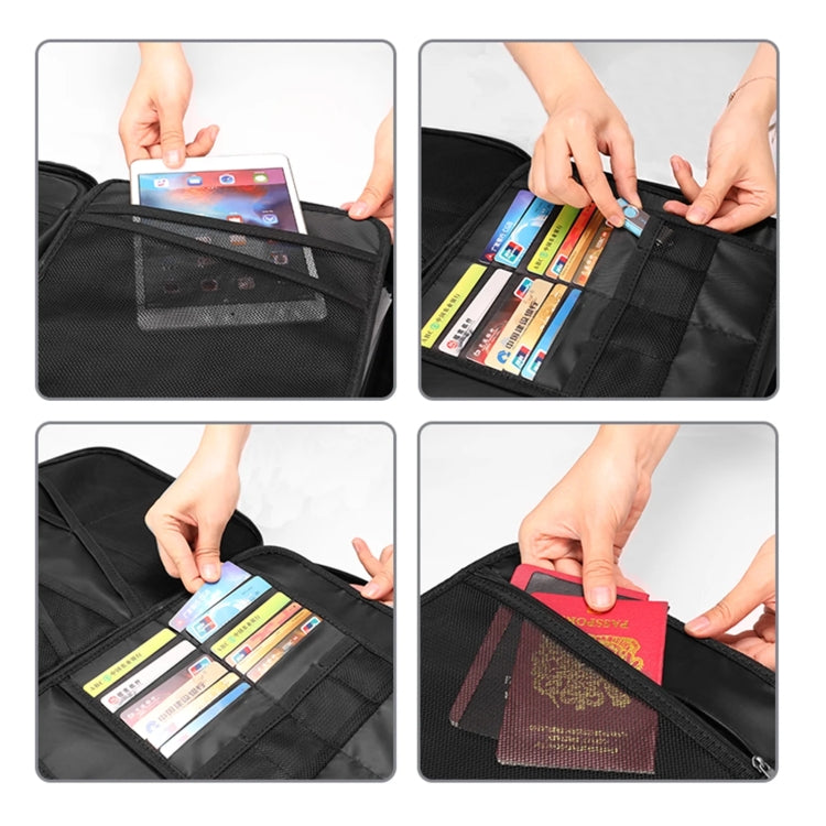 Fireproof and Waterproof Document Storage Bag Handbag with Password Lock